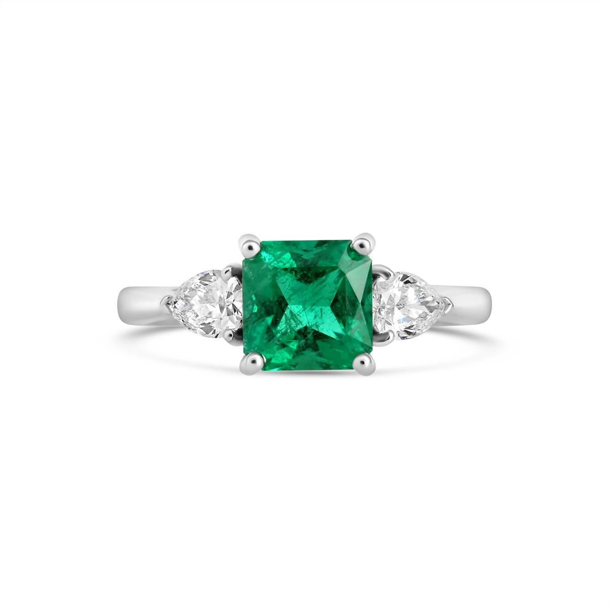 Rings Rings in White Gold containing Multi-gemstone, Diamond, Emerald 440598