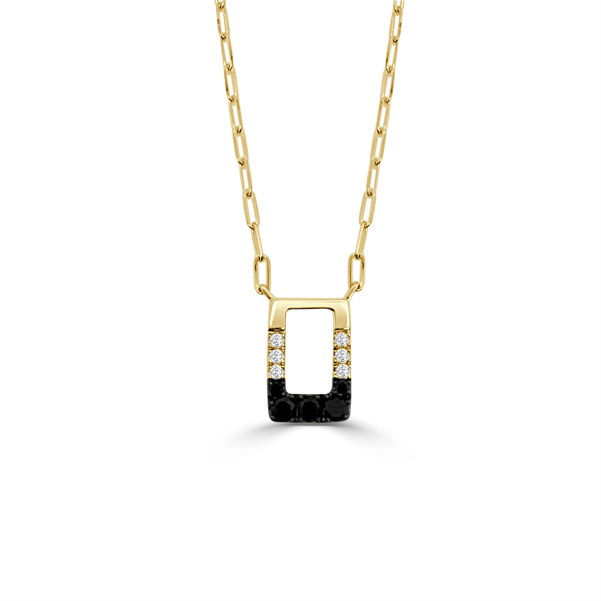 Frederic Sage Necklaces in Yellow Gold containing Black diamond, Multi-gemstone, Diamond P3621KW-4-YG