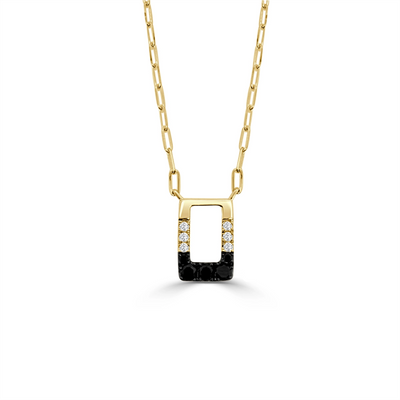 Frederic Sage Necklaces in Yellow Gold containing Black diamond, Multi-gemstone, Diamond P3621KW-4-YG