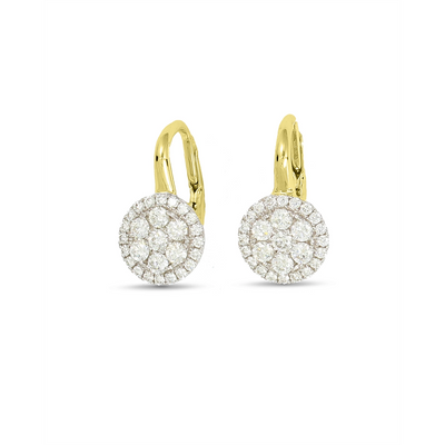 csv_image Frederic Sage Earring in Mixed Metals containing Diamond E2460-4-YW