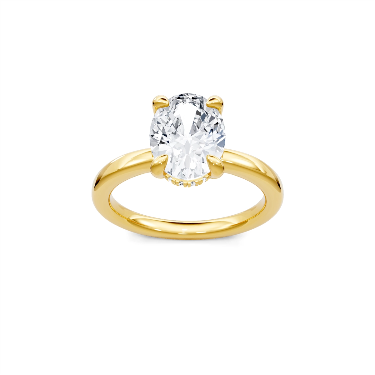 Engagement Collections Engagement Rings in Yellow Gold containing Diamond 440870