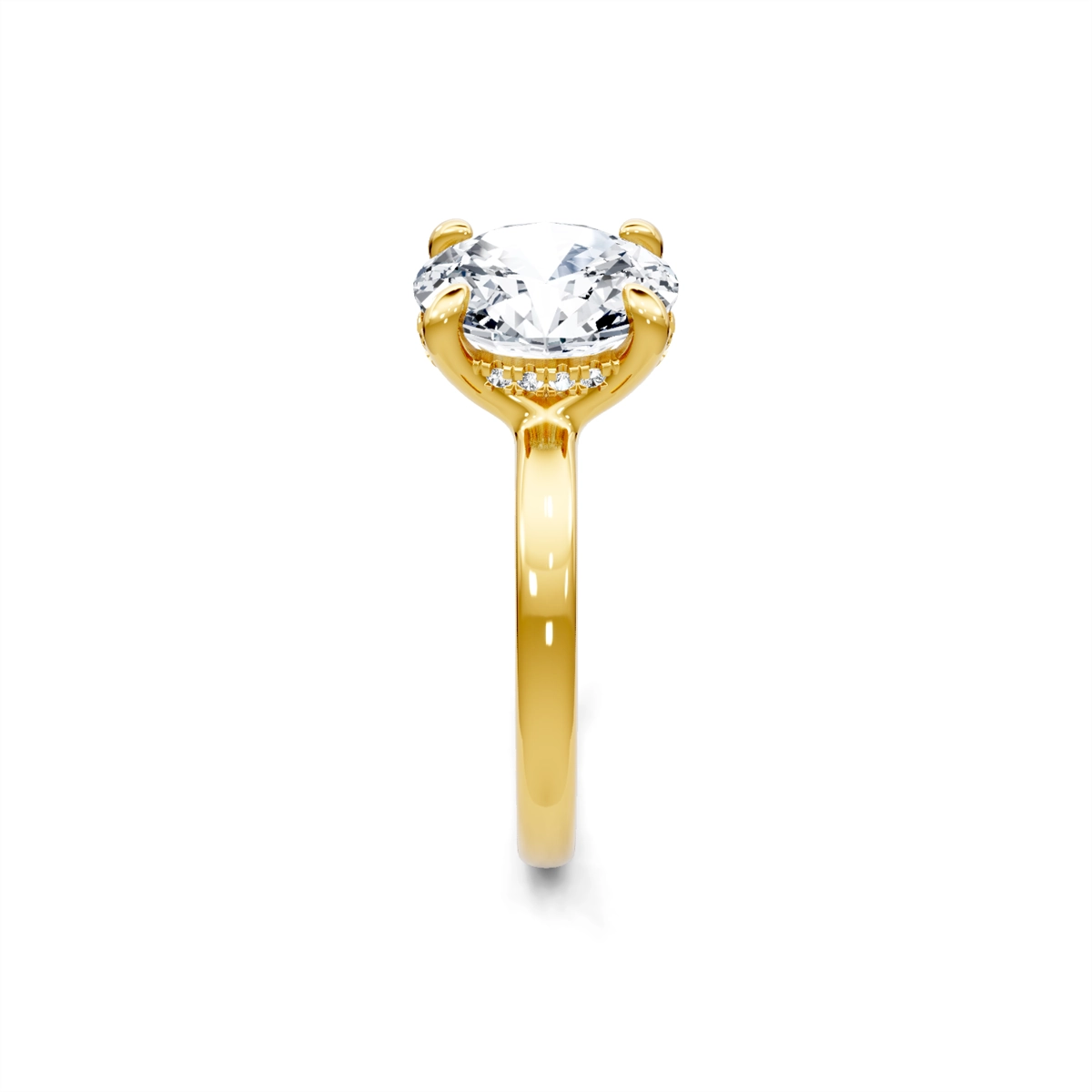 Engagement Collections Engagement Rings in Yellow Gold containing Diamond 440870