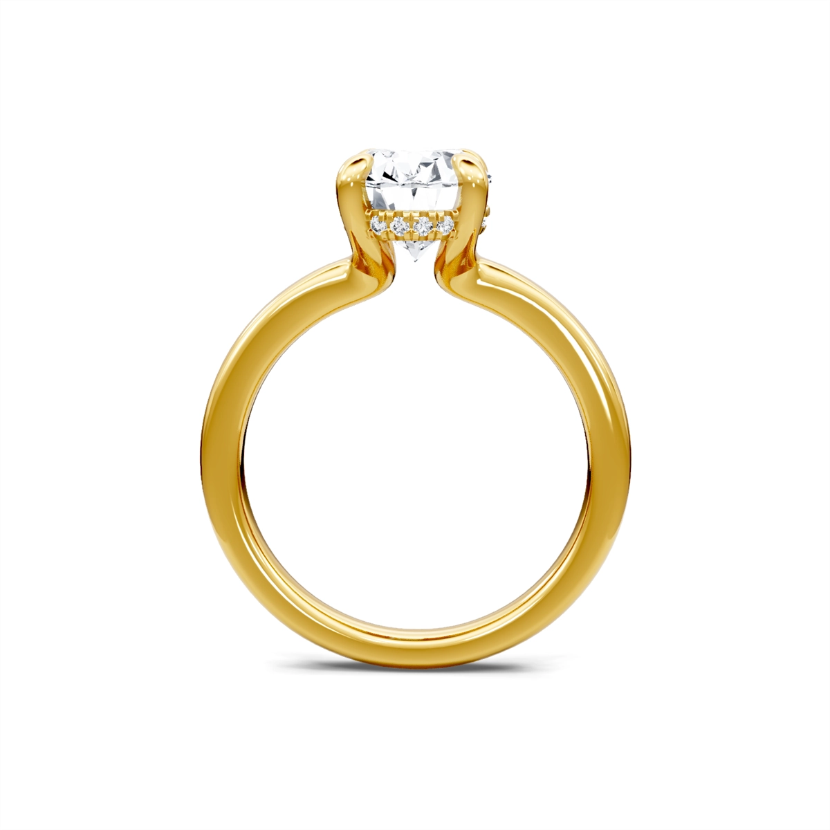 Engagement Collections Engagement Rings in Yellow Gold containing Diamond 440870