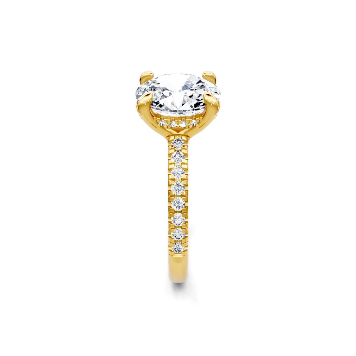 Engagement Collections Engagement Rings in Yellow Gold containing Diamond 440875