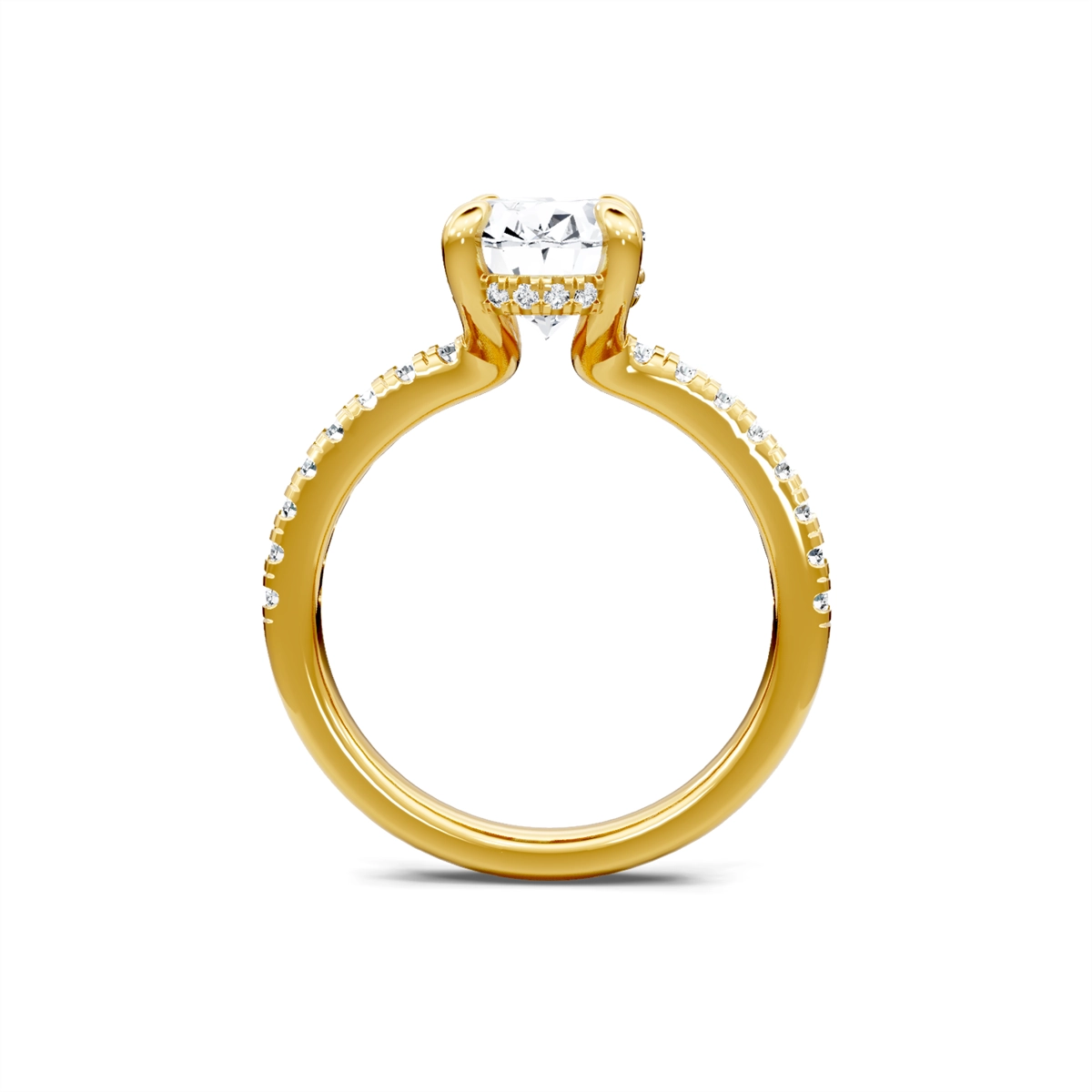 Engagement Collections Engagement Rings in Yellow Gold containing Diamond 440875