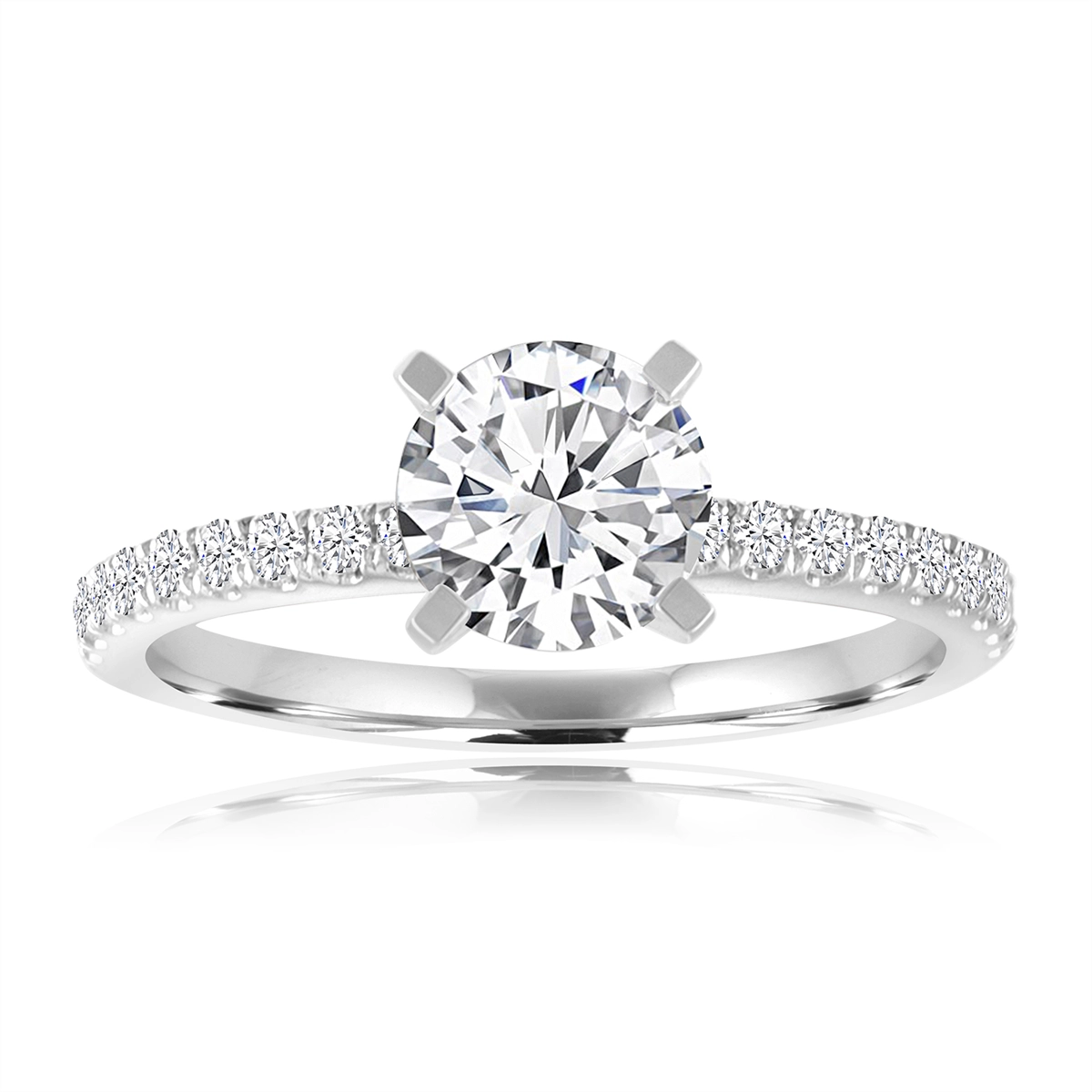 Engagement Collections Engagement Rings in White Gold containing Diamond 440895