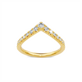 Wedding Bands Wedding Rings in Yellow Gold containing Diamond 440908