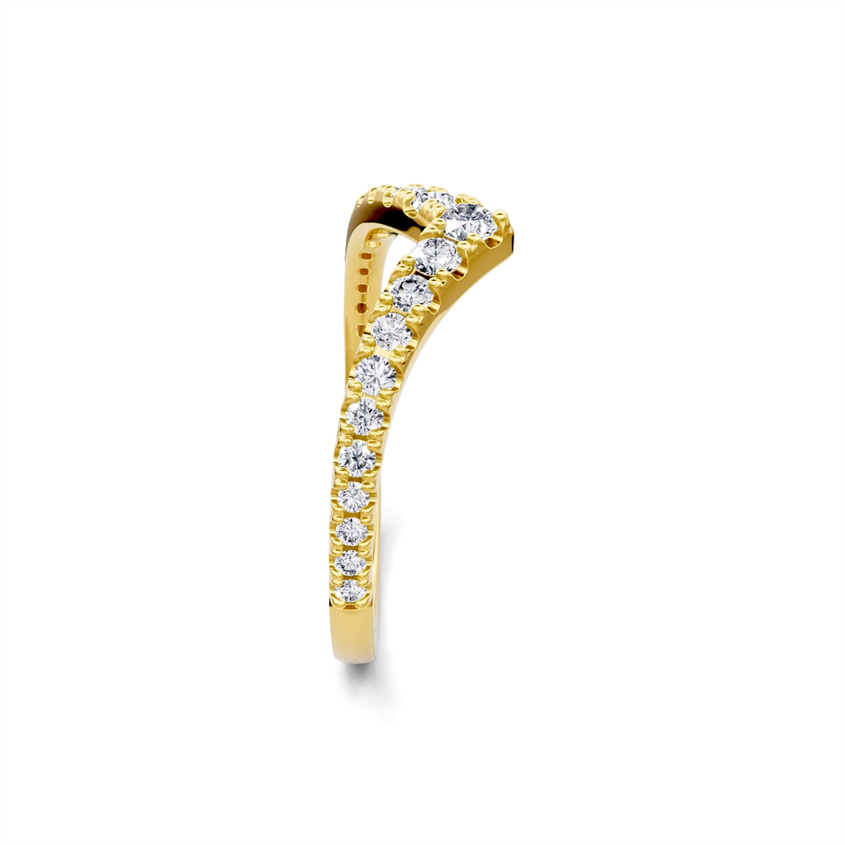 Wedding Bands Wedding Rings in Yellow Gold containing Diamond 440908