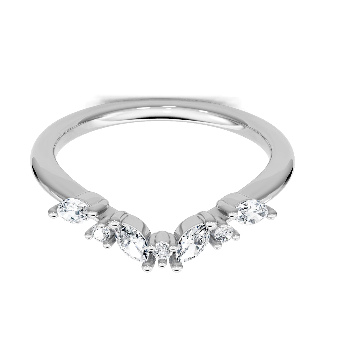 Wedding Bands Wedding Rings in White Gold containing Diamond 440922