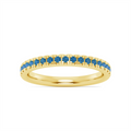 Rings Rings in Yellow Gold containing Blue topaz  440929