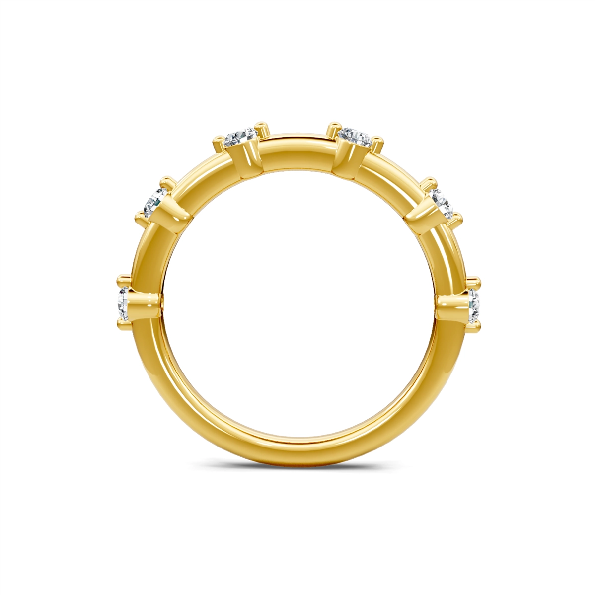 Wedding Bands Wedding Rings in Yellow Gold containing Diamond 440951