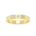 Wedding Bands Wedding Rings in Yellow Gold containing Diamond 440956