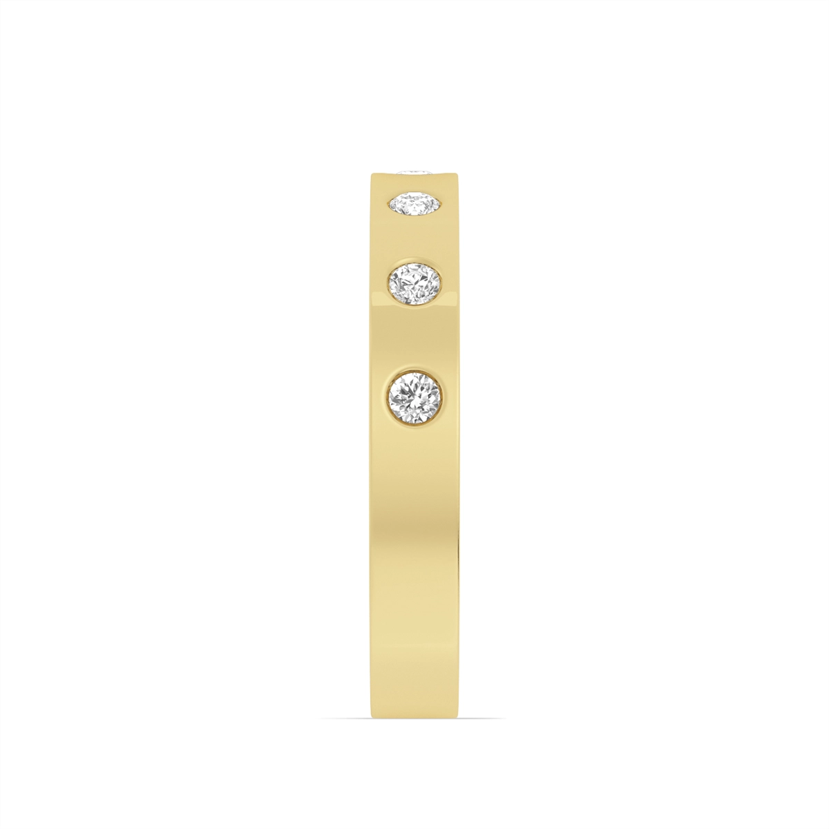 Wedding Bands Wedding Rings in Yellow Gold containing Diamond 440956