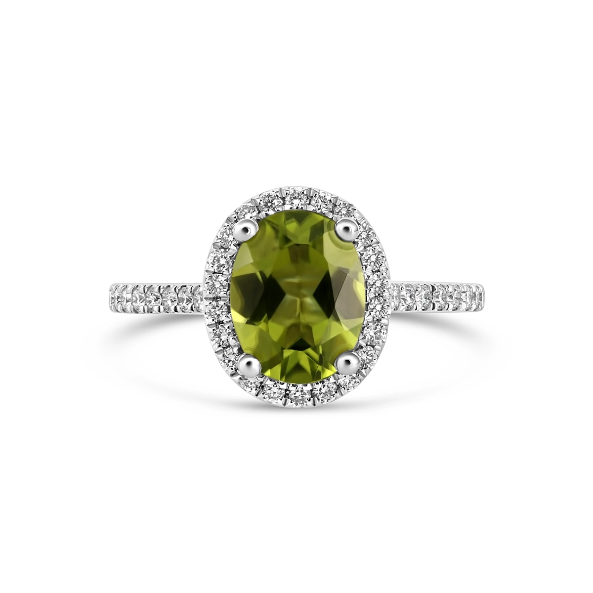 Rings Rings in White Gold containing Peridot, Multi-gemstone, Diamond 440959