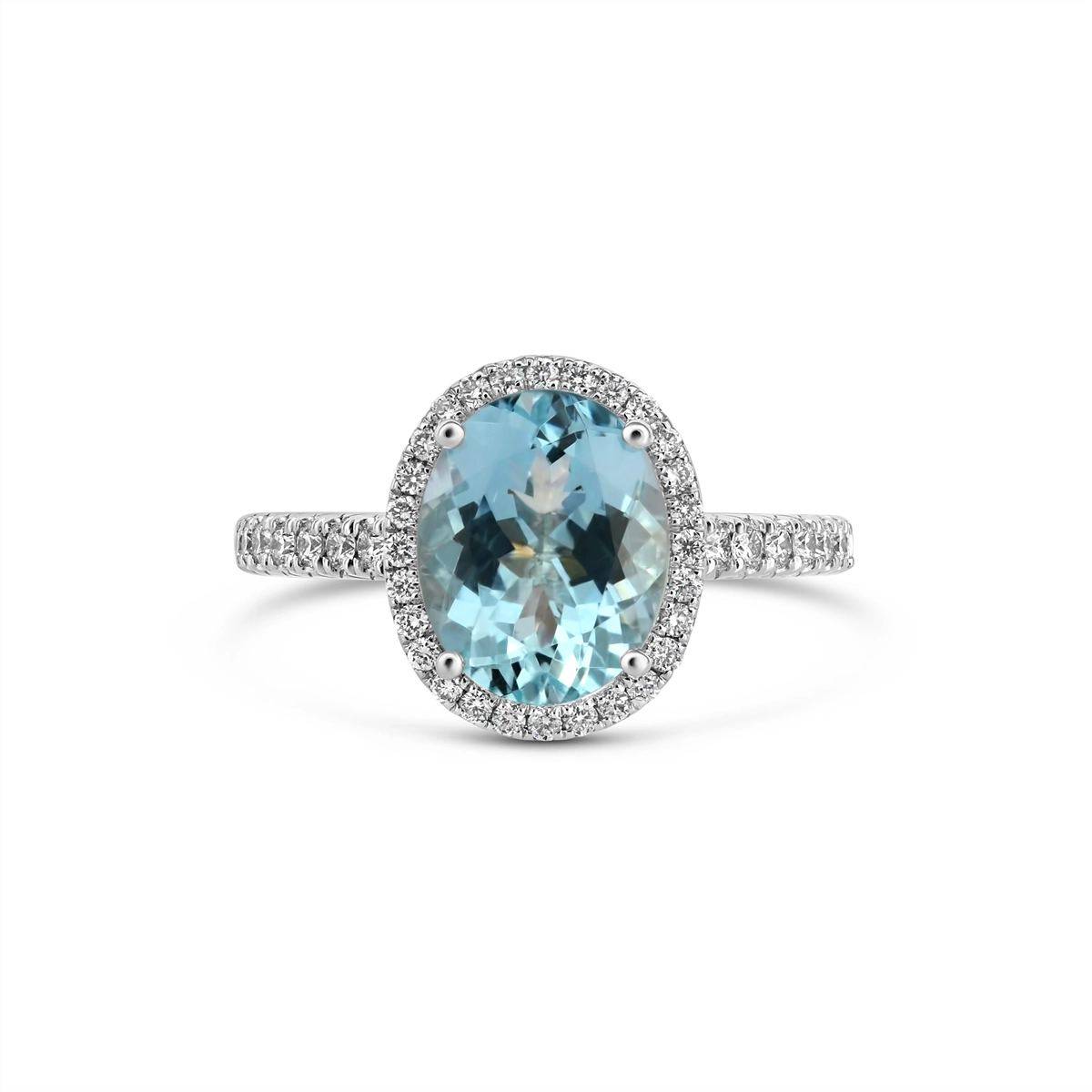 Rings Rings in White Gold containing Aquamarine, Multi-gemstone, Diamond 440963