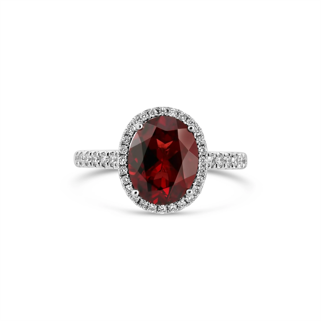 Rings Rings in White Gold containing Garnet, Multi-gemstone, Diamond 440964