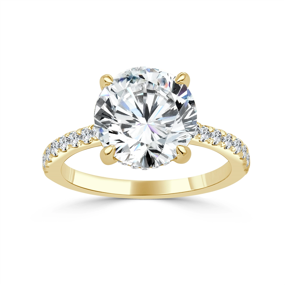 Engagement Collections Engagement Rings in Yellow Gold containing Diamond 440983