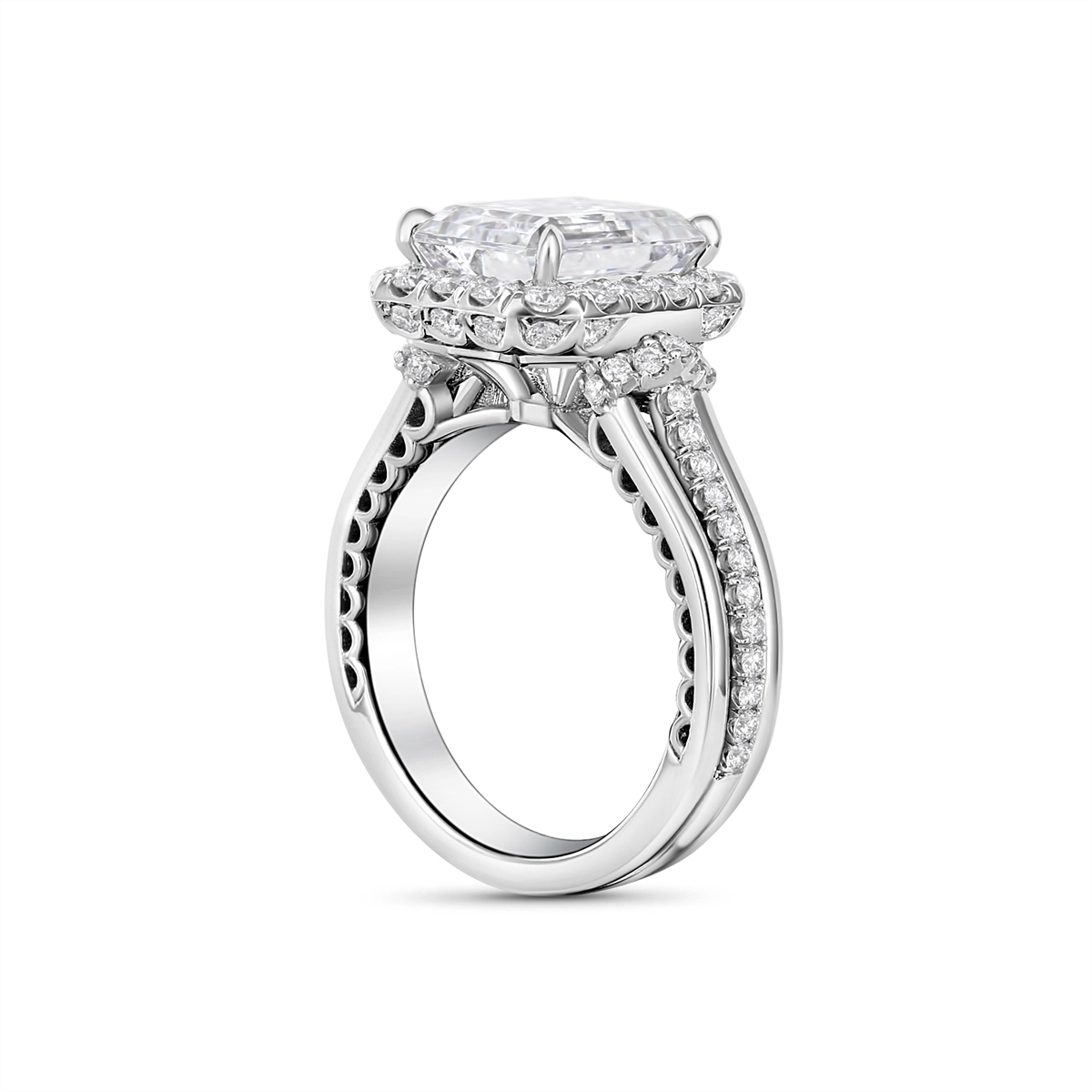 Jack Kelege Engagement Rings in Platinum/Palladium containing Diamond LGPR129