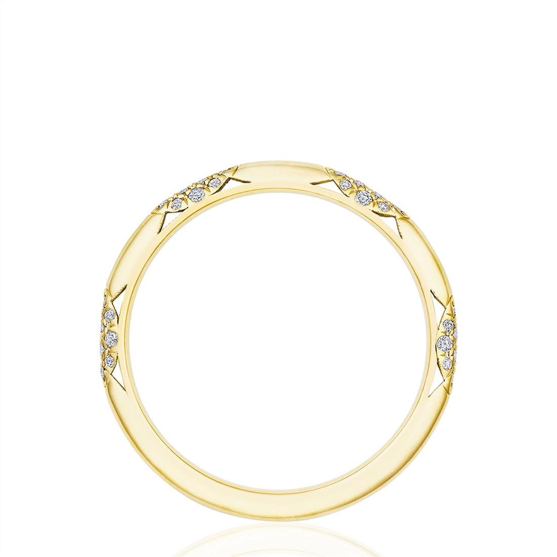 Tacori Wedding Rings in Yellow Gold containing Diamond HT 2582 B 1/2 Y