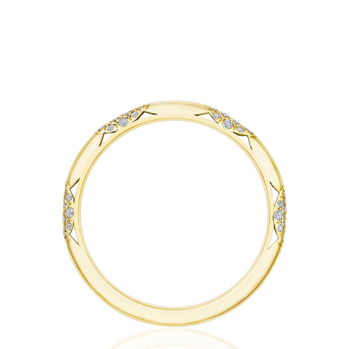 Tacori Wedding Rings in Yellow Gold containing Diamond HT 2582 B 1/2 Y