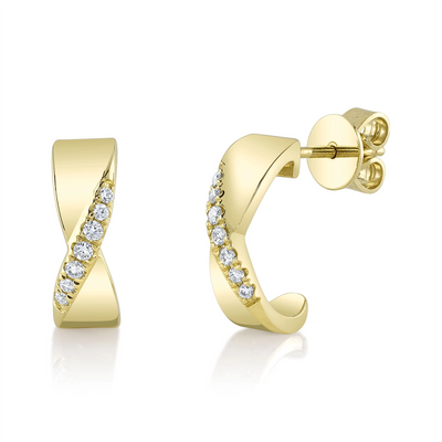 csv_image Earrings Earring in Yellow Gold containing Diamond 441214