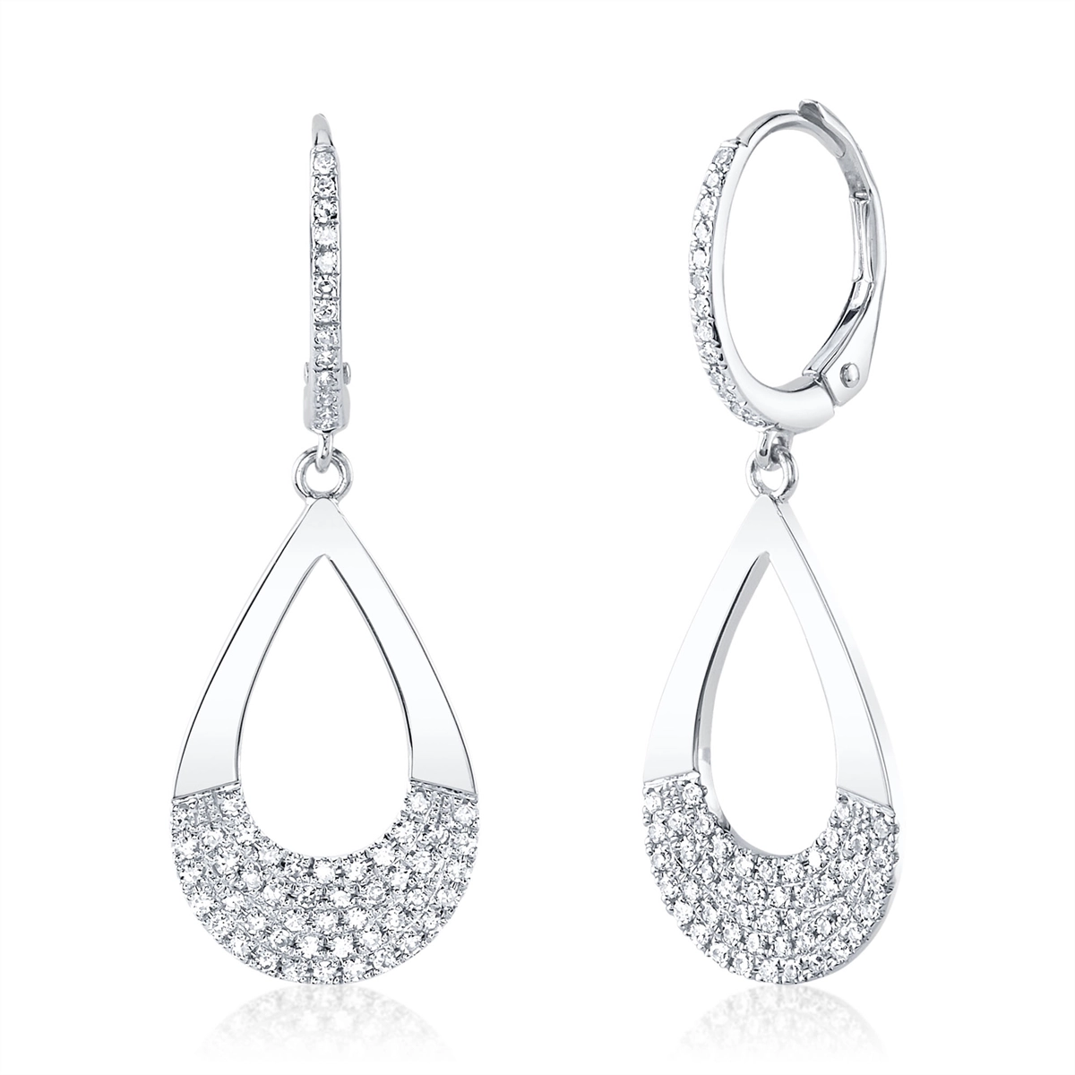 Earrings Earrings in White Gold containing Diamond 441215