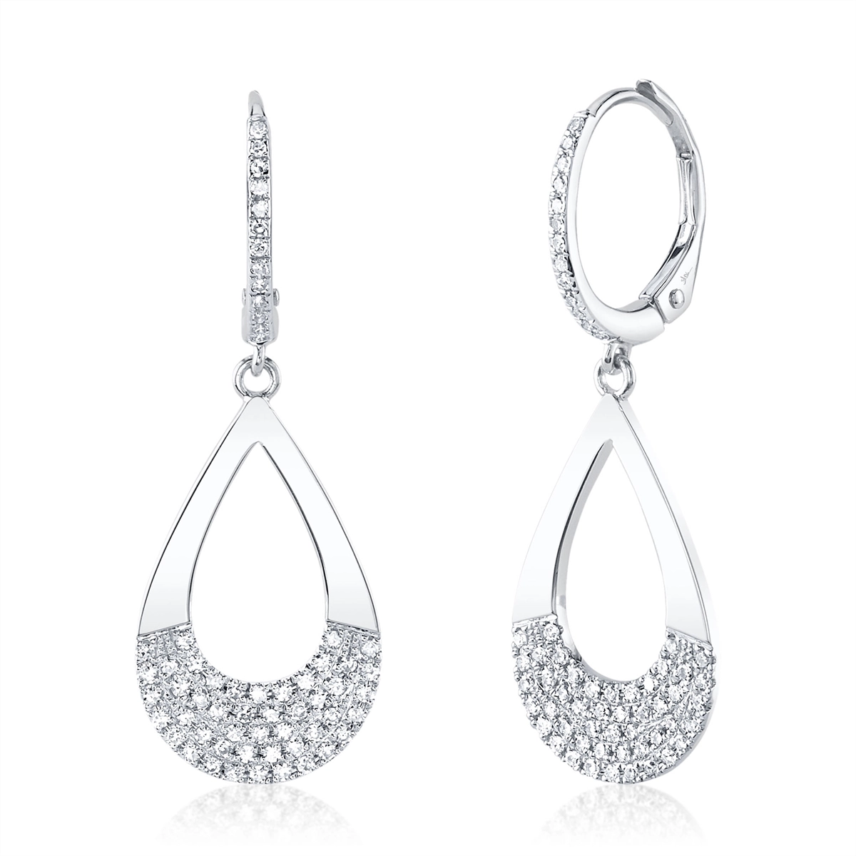 Earrings Earrings in White Gold containing Diamond 441215