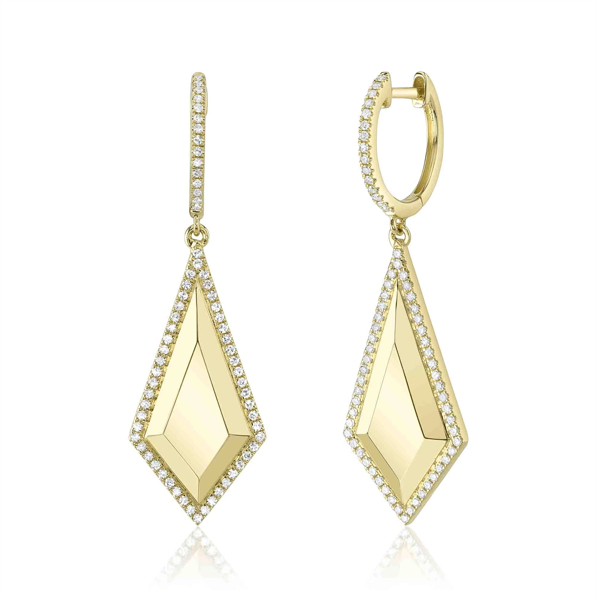 Earrings Earrings in Yellow Gold containing Diamond 441216