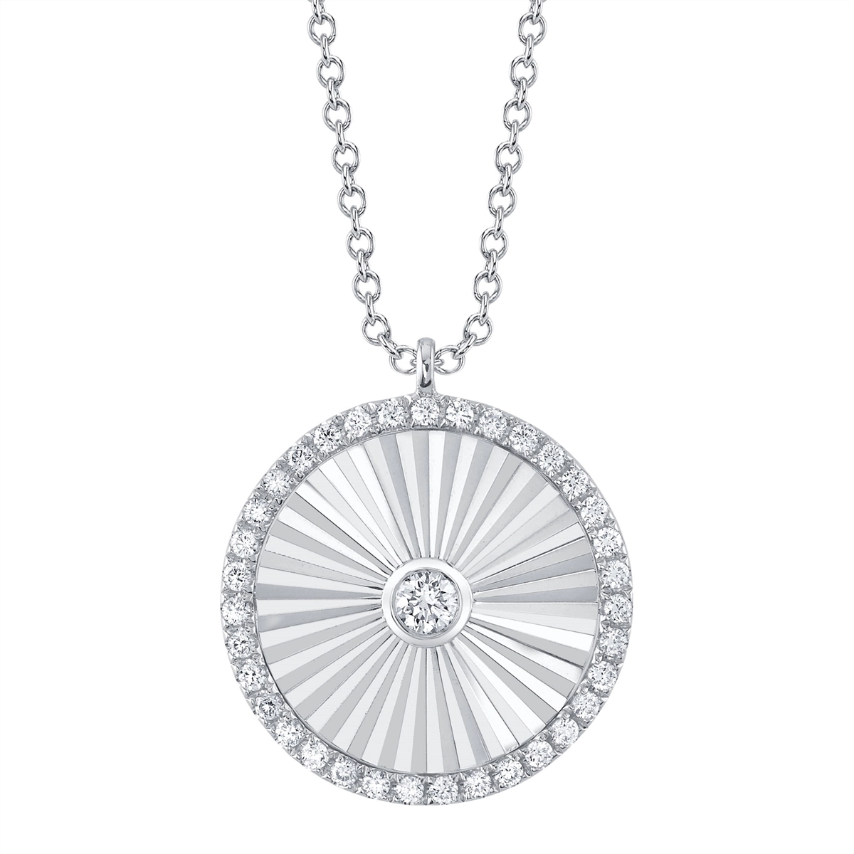 Necklaces Necklaces in White Gold containing Diamond 441222