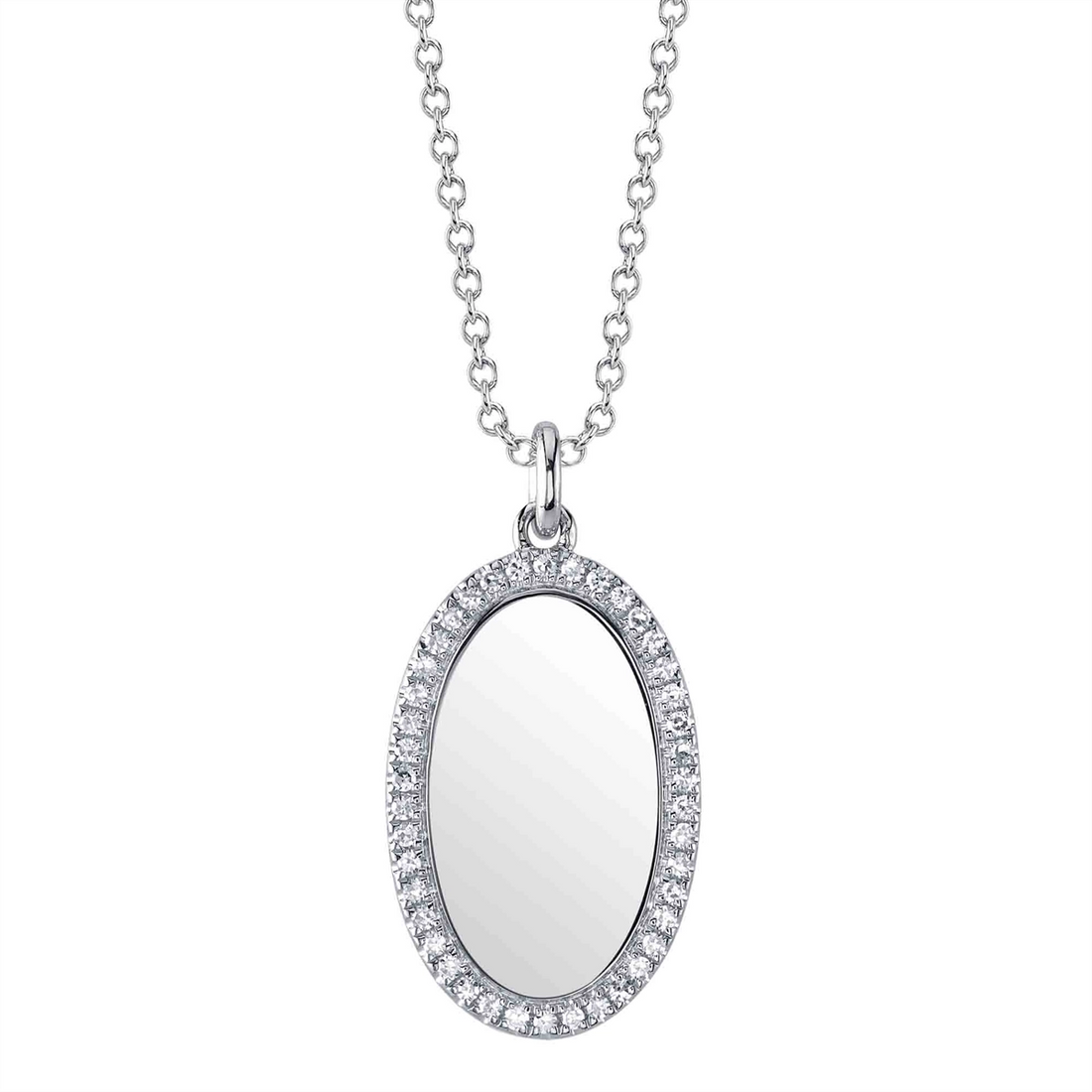 Necklaces Necklaces in White Gold containing Diamond 441224