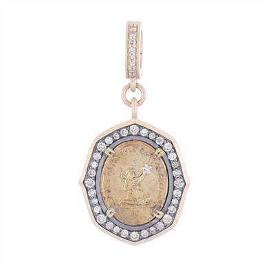 Cynthia Ann Pendants in Mixed Metals containing Diamond ECL3759