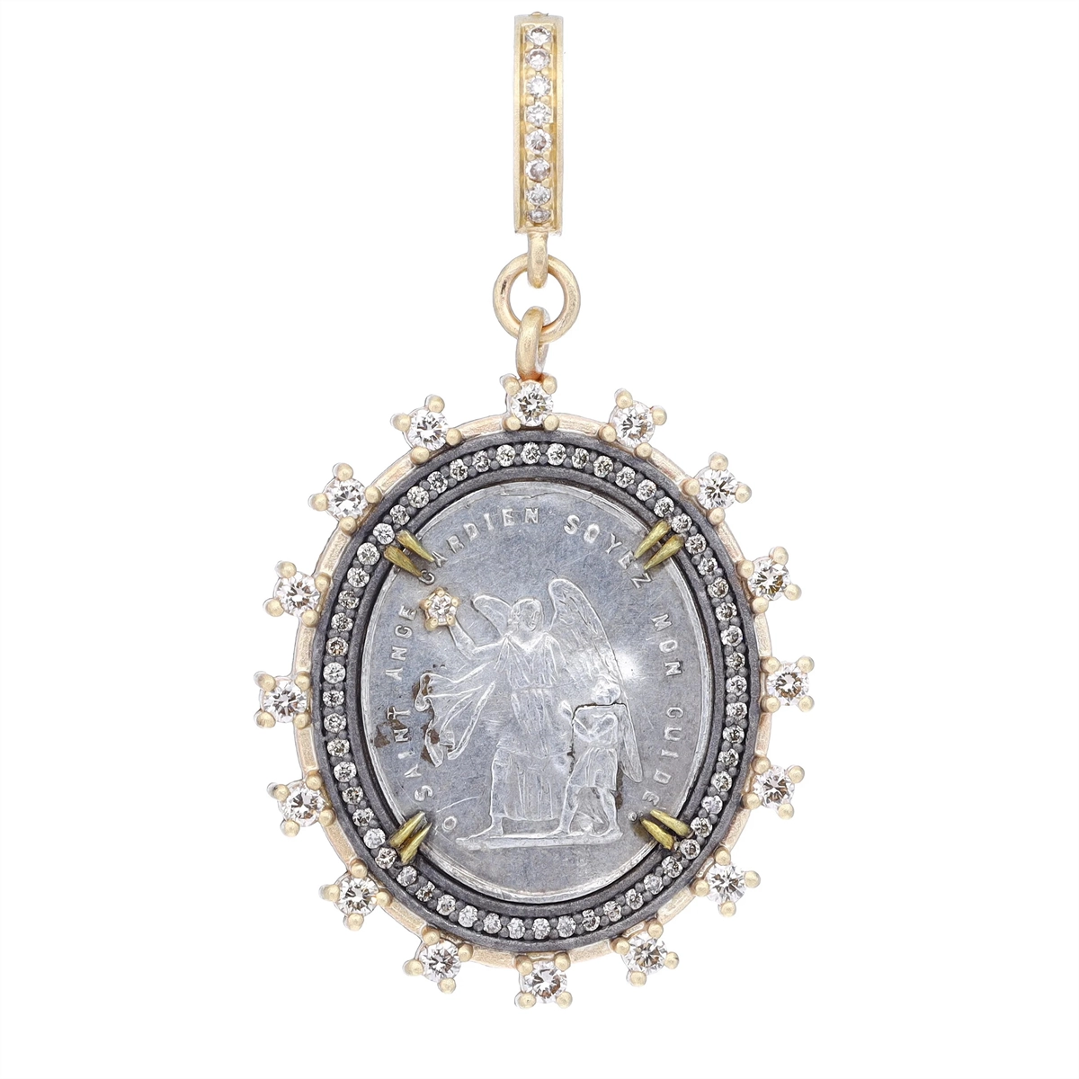 Cynthia Ann Pendants in Mixed Metals containing Diamond ECL3520