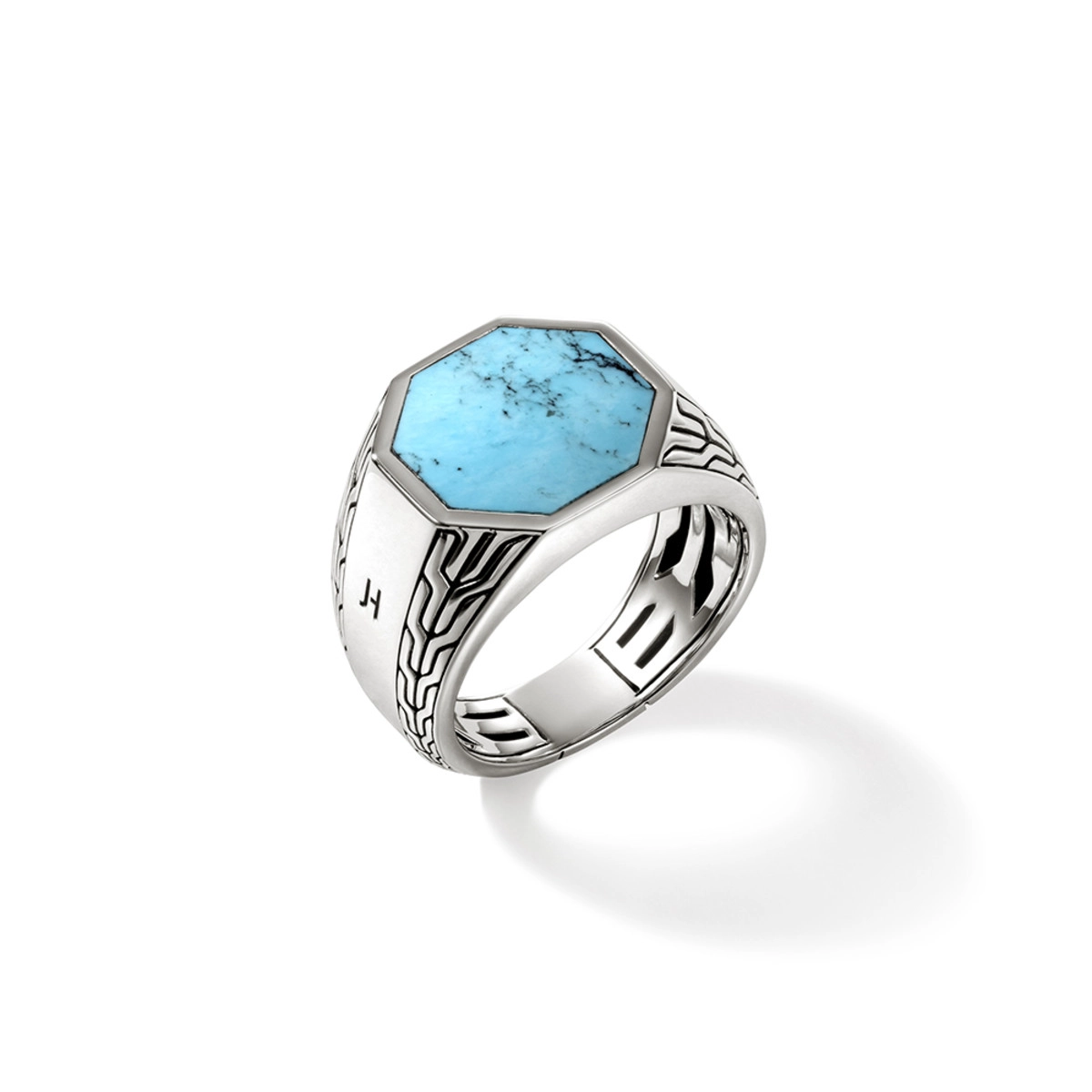 John Hardy Rings in Silver containing Turquoise RMS9011531TQ10