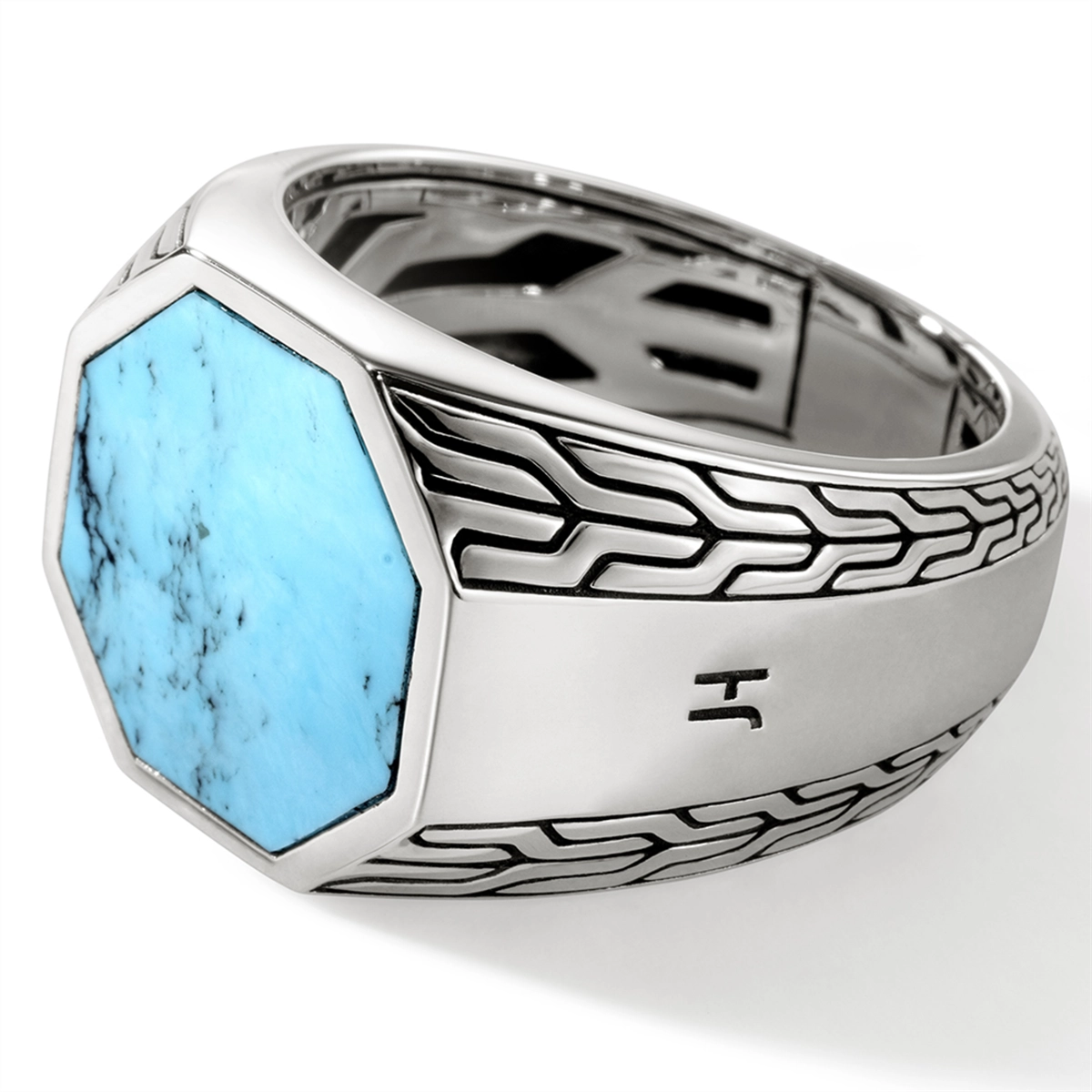 John Hardy Rings in Silver containing Turquoise RMS9011531TQ10