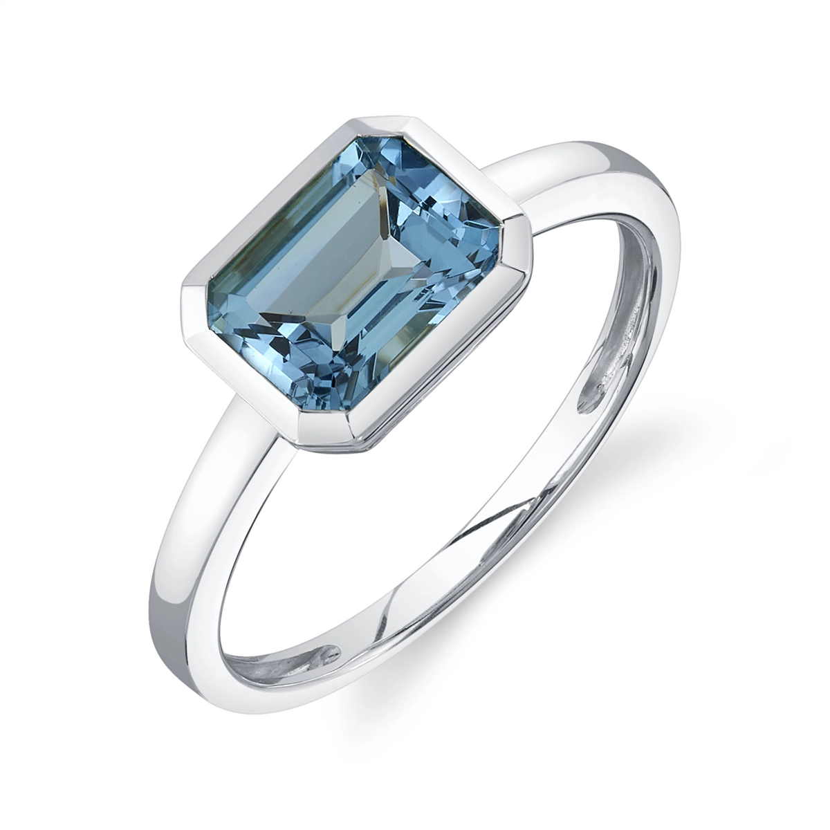 Rings Rings in White Gold containing Blue topaz  441377