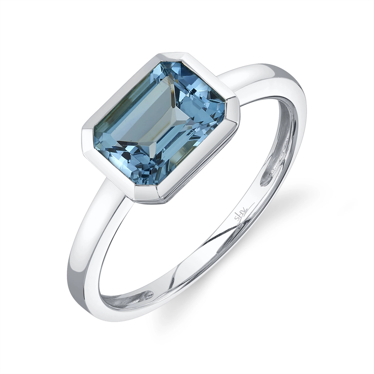 Rings Rings in White Gold containing Blue topaz  441377