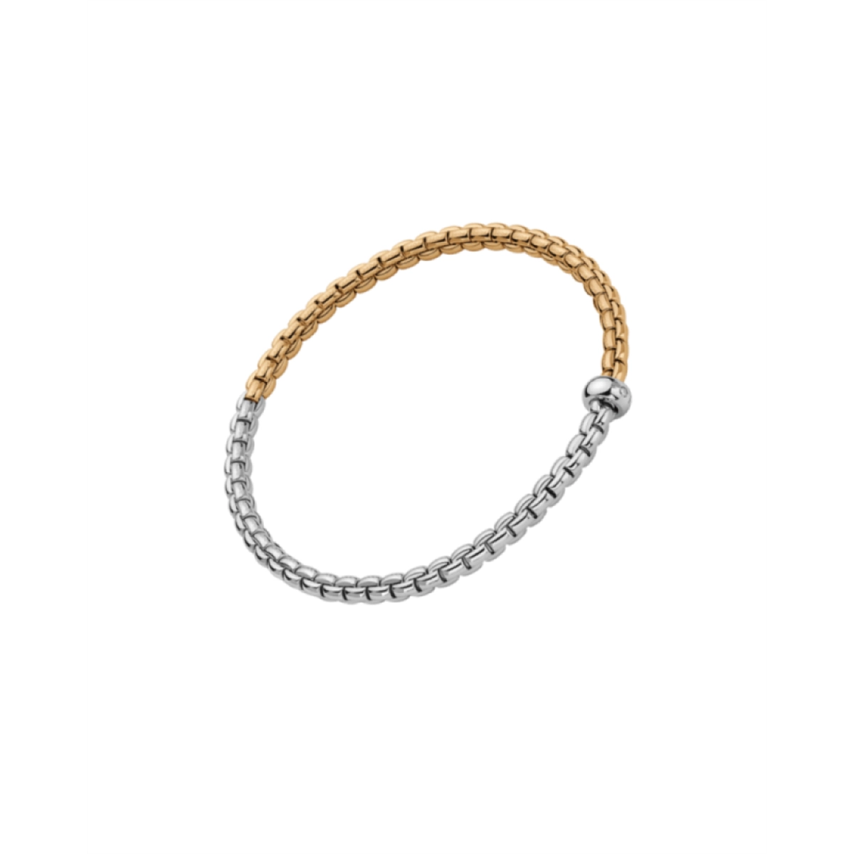 FOPE Bracelets in Mixed Metals containing Diamond 01M01B2_BB_2_XBX_00M