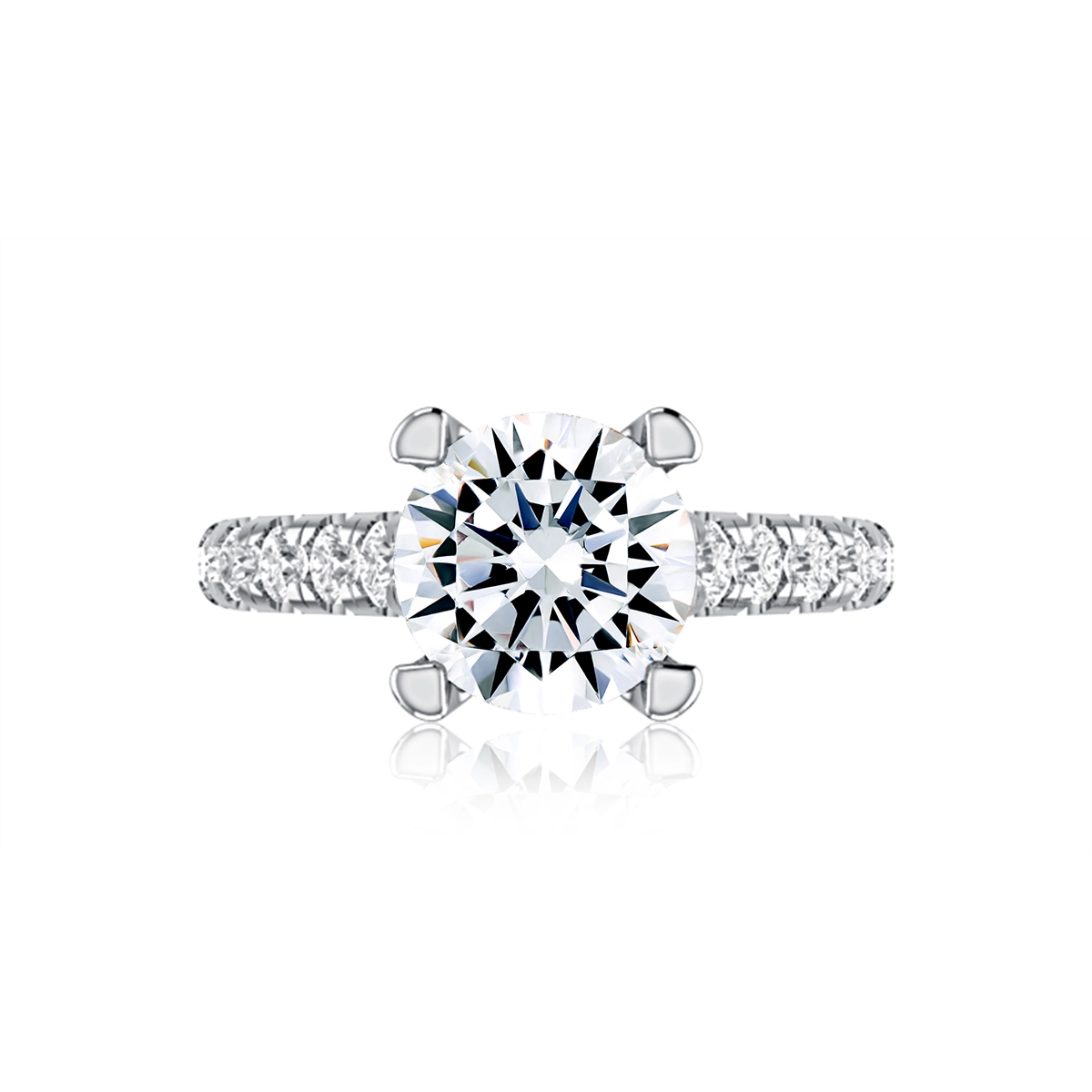A. Jaffe Engagement Rings in White Gold containing Diamond 441530