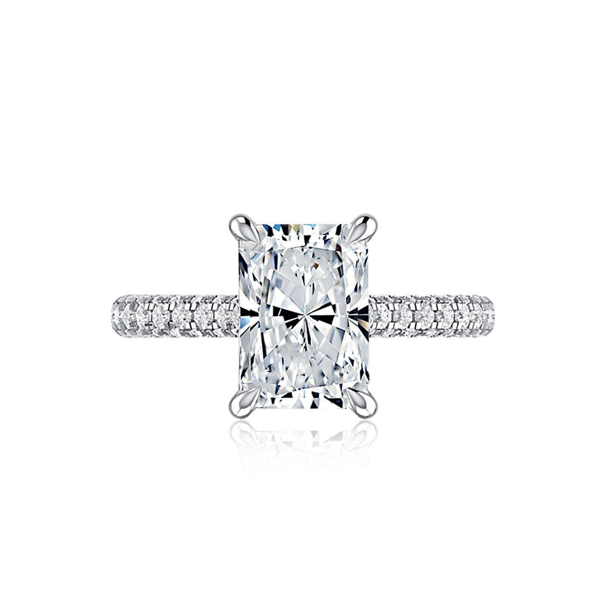 A. Jaffe Engagement Rings in White Gold containing Diamond 441532