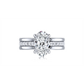 A. Jaffe Engagement Rings in White Gold containing Diamond MECOV3129L/338-W