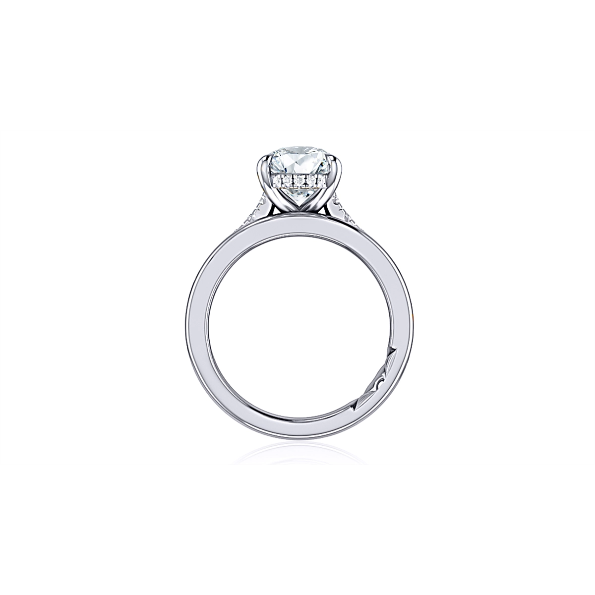 A. Jaffe Engagement Rings in White Gold containing Diamond MECOV3129L/338-W