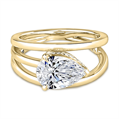 A. Jaffe Engagement Rings in Yellow Gold containing Diamond MECPS3104L/211-Y