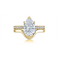 A. Jaffe Engagement Rings in Yellow Gold containing Diamond MECPS3109L/329-Y