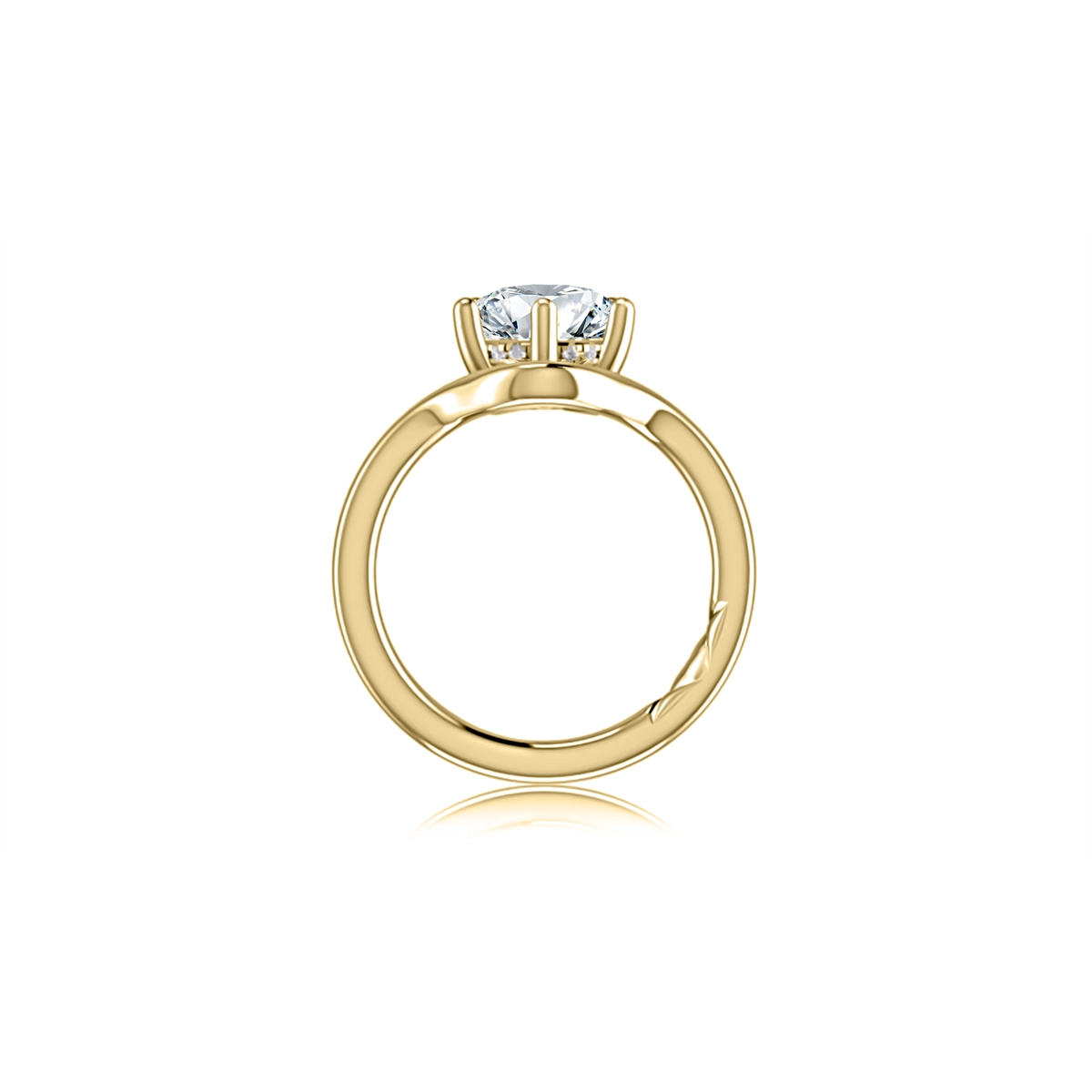 A. Jaffe Engagement Rings in Yellow Gold containing Diamond MECPS3109L/329-Y