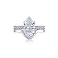 A. Jaffe Engagement Rings in White Gold containing Diamond MECPS3109L/329-14W