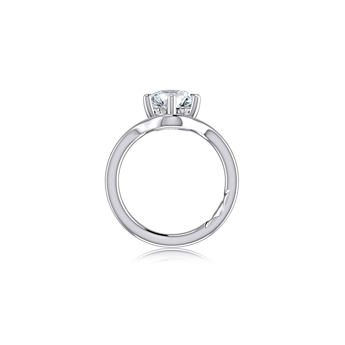 A. Jaffe Engagement Rings in White Gold containing Diamond MECPS3109L/329-14W