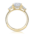 A. Jaffe Engagement Rings in Yellow Gold containing Diamond MECRD3098T/300-Y