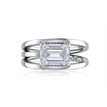 A. Jaffe Engagement Rings in White Gold containing Diamond MECEC3104L/211