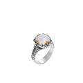 Konstantino Rings in Mixed Metals containing Mother of pearl, Quartz, Multi-gemstone DKJ1005-464-S7