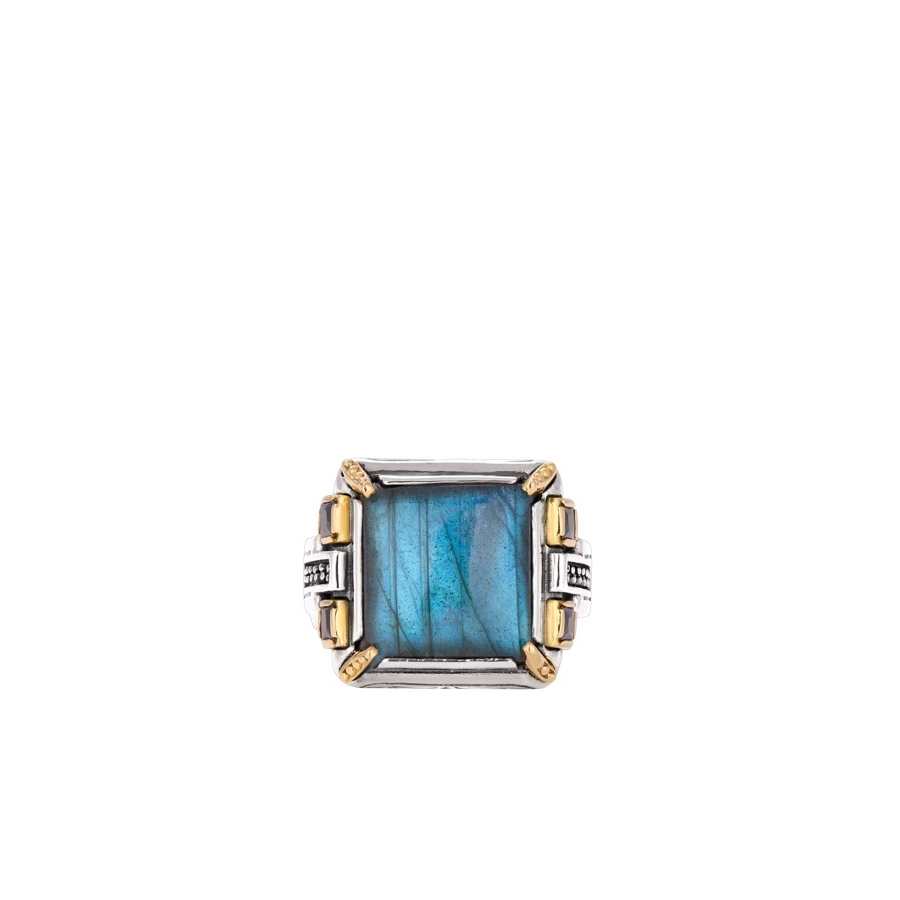 Konstantino Rings in Mixed Metals containing Other, Multi-gemstone DKJ1008-660-S10